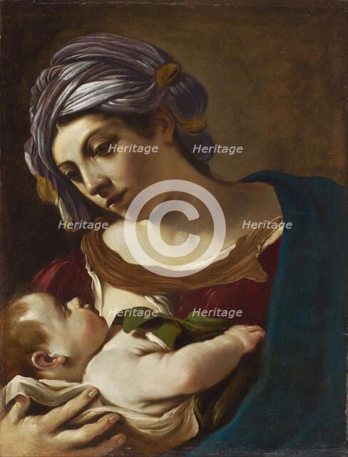 Madonna and Child. Artist: Guercino (1591-1666)