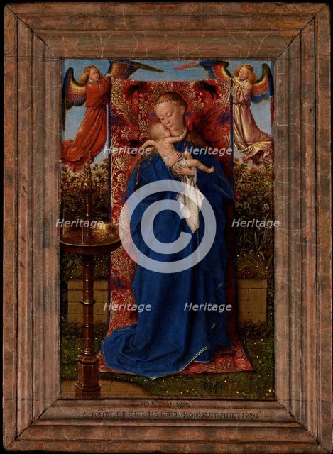 Madonna and Child at the Fountain. Artist: Eyck, Jan van (1390-1441)