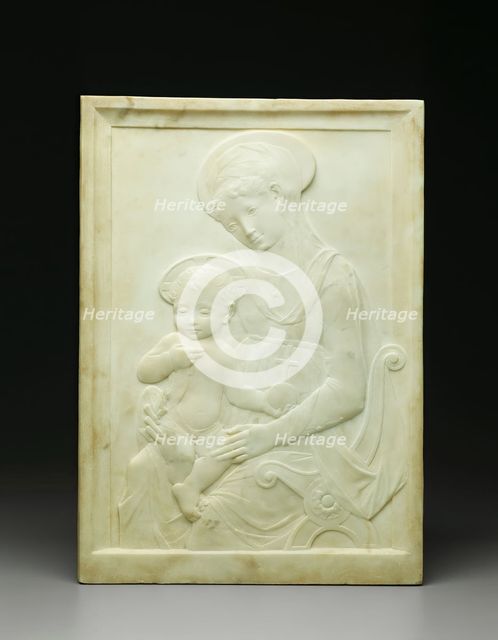 Madonna and Child, between 1464 and 1480. Creators: Virgin Mary, Jesus Christ, Mino da Fiesole.