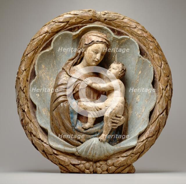 Madonna and Child, between 1480 and 1500. Creators: Virgin Mary, Jesus Christ, Leonardo del Tasso.