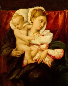 Madonna and Child, between 1540 and 1545. Creator: Jacopo Bassano il vecchio
