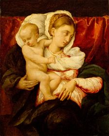 Madonna and Child, between 1540 and 1545. Creator: Jacopo Bassano il vecchio