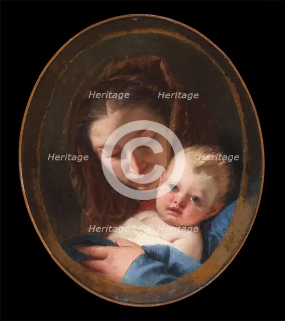 Madonna and Child, between 1730 and 1745. Creator: Giovanni Battista Tiepolo.