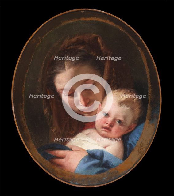 Madonna and Child, between 1730 and 1745. Creator: Giovanni Battista Tiepolo.