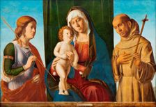 Madonna and Child between Two Saints, c1495. Creator: Giovanni Battista Cima da Conegliano