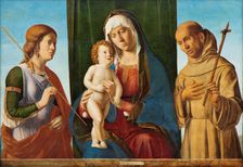 Madonna and Child between Two Saints, c1495. Creator: Giovanni Battista Cima da Conegliano