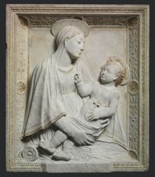 Madonna and Child, by 1461. Creator: Mino da Fiesole (Italian, c. 1430-1484)