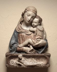 Madonna and Child, c. 1450. Creator: Lorenzo Ghiberti (Italian, 1378-1455), circle of