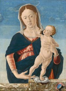 Madonna and Child, c. 1467/1468. Creators: Marco Zoppo, Anon