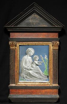Madonna and Child, c. 1460-1470. Creator: Luca della Robbia (Italian, 1400 ?-1482)