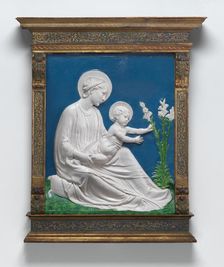 Madonna and Child, c. 1475. Creator: Luca della Robbia