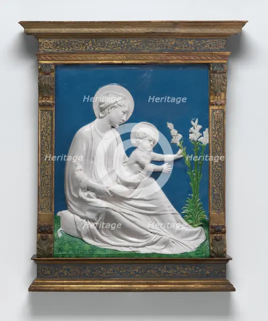 Madonna and Child, c. 1475. Creator: Luca della Robbia.