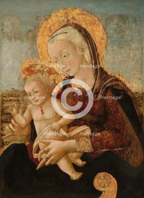 Madonna and Child, c. 1475. Creator: Pier Francesco Fiorentino.