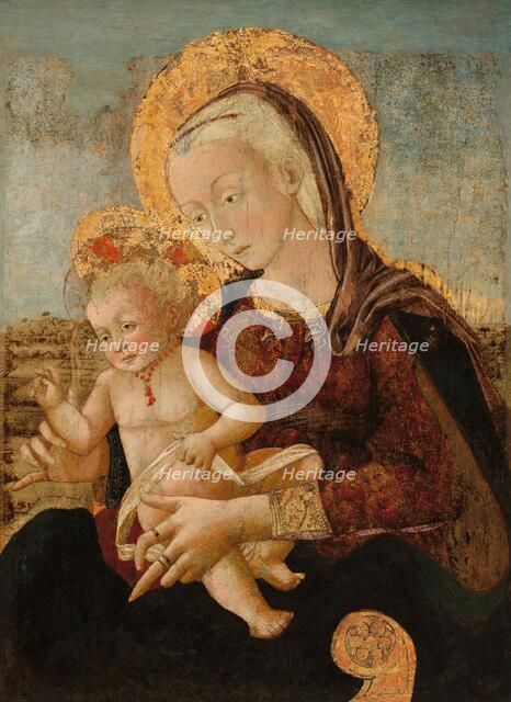 Madonna and Child, c. 1475. Creator: Pier Francesco Fiorentino.
