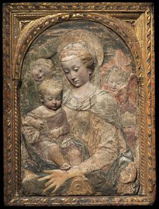 Madonna and Child, c. 1470. Creator: Antonio Rossellino (Italian, 1427-1479 ), workshop of