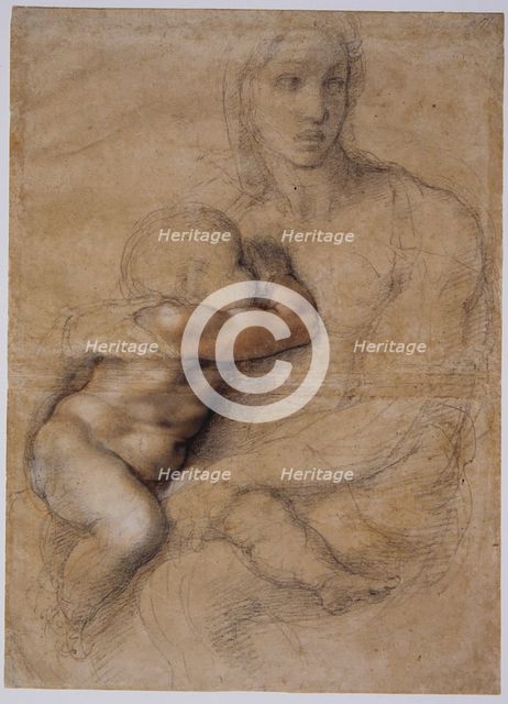 Madonna and Child, c. 1525. Artist: Buonarroti, Michelangelo (1475-1564)