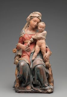 Madonna and Child, c1414. Creators: Virgin Mary, Jesus Christ, Donatello