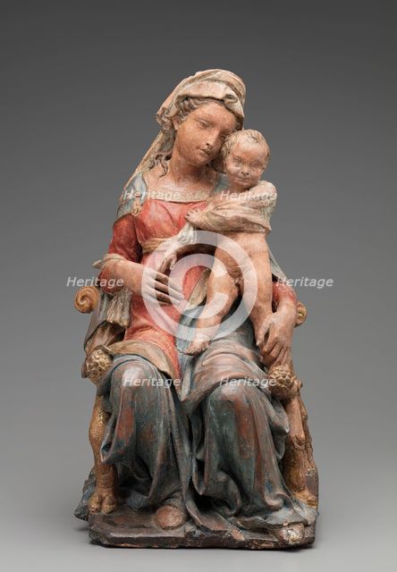 Madonna and Child, c1414. Creators: Virgin Mary, Jesus Christ, Donatello.