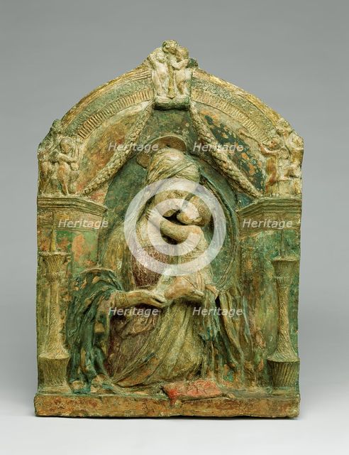 Madonna and Child, c1450. Creators: Virgin Mary, Jesus Christ, Giovanni da Pisa, Nicolo Pizolo.