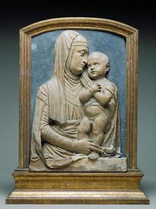 Madonna and Child, c1465. Creators: Virgin Mary, Jesus Christ, Pietro Lombardo