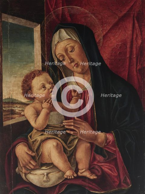 Madonna and Child, c1485. Creator: Workshop of Bartolomeo Vivarini.