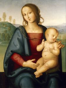 Madonna and Child, c1520. Creator: Perugino
