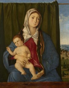 Madonna and Child Giving a Blessing, c1480. Creator: Giovanni Bellini
