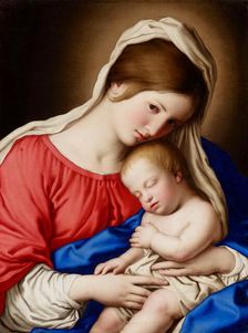 Madonna and Child, date unknown. Creator: Workshop of Sassoferrato