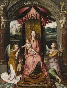 Madonna and Child. Detail from the "St John Altar". Creator: Unknown