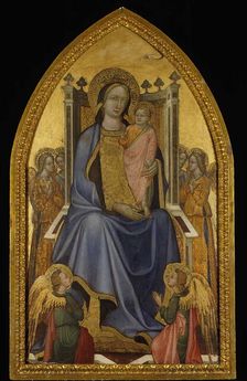 Madonna and Child enthroned, 1420-1440. Creator: Master of Borga alla Collina
