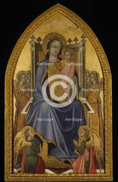Madonna and Child enthroned, 1420-1440. Creator: Master of Borga alla Collina.