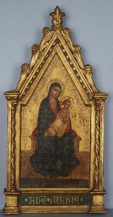Madonna and Child Enthroned, 19th century. Creator: Unknown