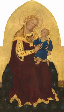 Madonna and Child Enthroned, c. 1420. Creator: Gentile da Fabriano