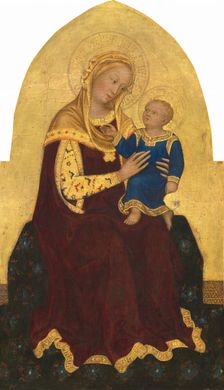 Madonna and Child Enthroned, c. 1420. Creator: Gentile da Fabriano