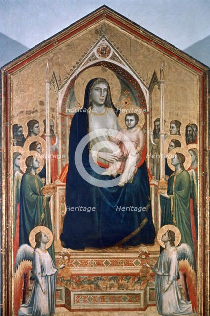 'Madonna and Child Enthroned', c1300-1303. Artist: Giotto 
