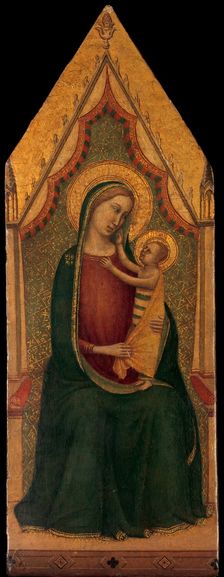 Madonna and Child Enthroned, ca. 1335-39. Creator: Unknown