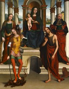 Madonna and Child Enthroned with Saints, 1506. Creator: Michele Coltellini
