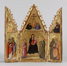 Madonna and Child Enthroned with Saints, c1380-1400. Creator: Master of Panzano