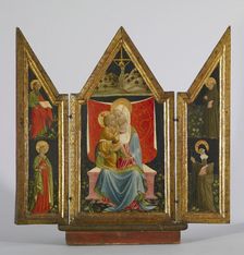 Madonna and Child Enthroned with Saints, c1444. Creator: Andrea Delitio