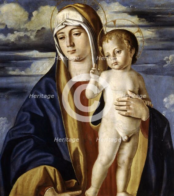 Madonna and Child (From the Cornalba Polyptych), c. 1496. Creator: Caselli, Cristoforo (ca 1460-1521).