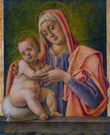 Madonna and Child in a Window, 1490. Creator: Bartolomeo Vivarini