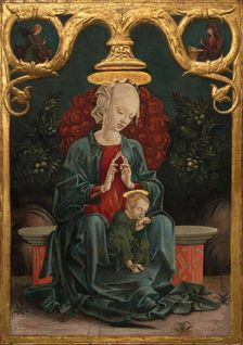 Madonna and Child in a Garden, c. 1460/1470. Creator: Cosmè Tura