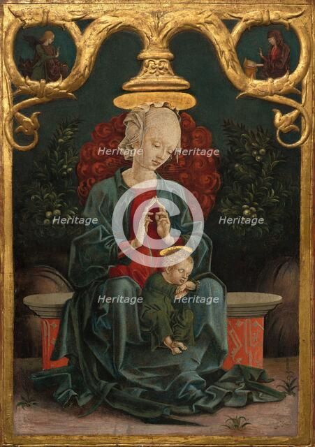 Madonna and Child in a Garden, c. 1460/1470. Creator: Cosmè Tura.
