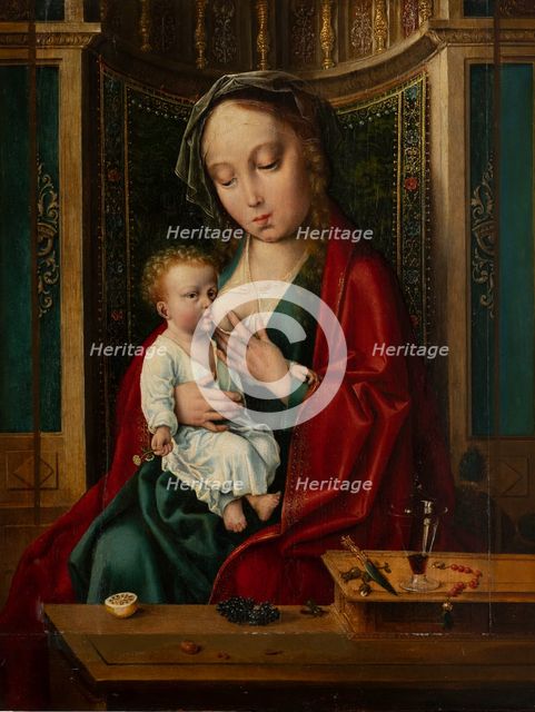 Madonna and Child in a Niche, c1520. Creator: Joos van Cleve.