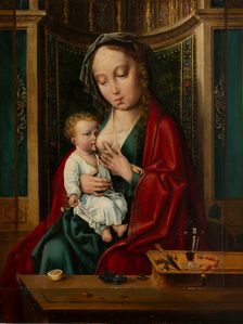 Madonna and Child in a Niche, c1520. Creator: Joos van Cleve