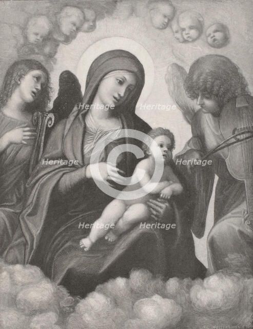 Madonna and Child in Glory, 1894. Creator: Antonio da Correggio.