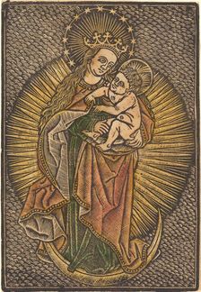 Madonna and Child in Glory, fourth quarter 15th century. Creator: Unknown