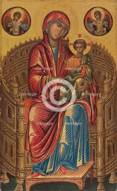 Madonna and Child on a Curved Throne, c. 1260/1280. Creator: Unknown.