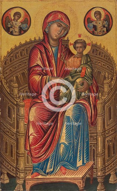 Madonna and Child on a Curved Throne, c. 1260/1280. Creator: Unknown.