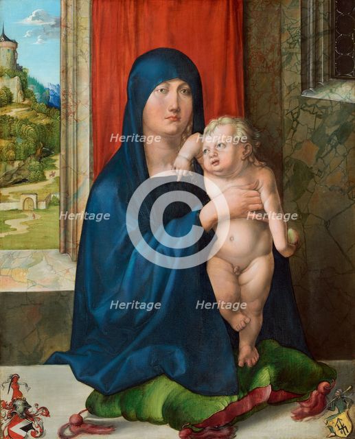 Madonna and Child [obverse], c. 1496/1499. Creator: Albrecht Durer.